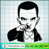 Eleven Wipe Nose Blood SVG, Stranger Things SVG, Main Characters SVG 3 Asset 15 copy
