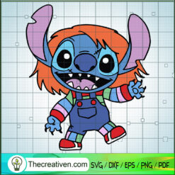 Chucky Stitch SVG, Horror Stitch SVG, Halloween SVG