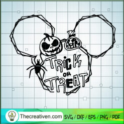 Trick Or Treat Mickey SVG Cut File for Cricut & Silhouette