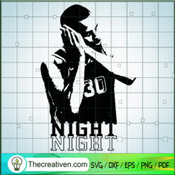 Curry Night Night SVG, Warrios Curry Steph SVG, NBA Player SVG