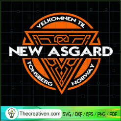 Velkomnen Til New Asgard Ton SVG Cut File for Cricut