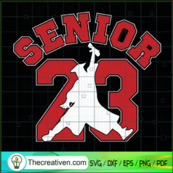 Air Senior 23 SVG, Air Jodan SVG, Senior 2023 SVG