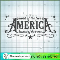 America Land Of The Tree Bec SVG Cut File for Cricut