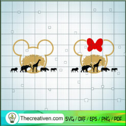 Animal Kingdom SVG, Disney Kingdom SVG, Mickey And Minnie SVG