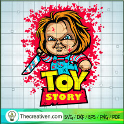 Chucky Toy Story SVG, Horror Characters SVG, Chucky Halloween SVG