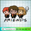 Harry Potter Friends SVG, Harry Potter Chibi SVG, Funny SVG 2 Friends Harry POtter copy