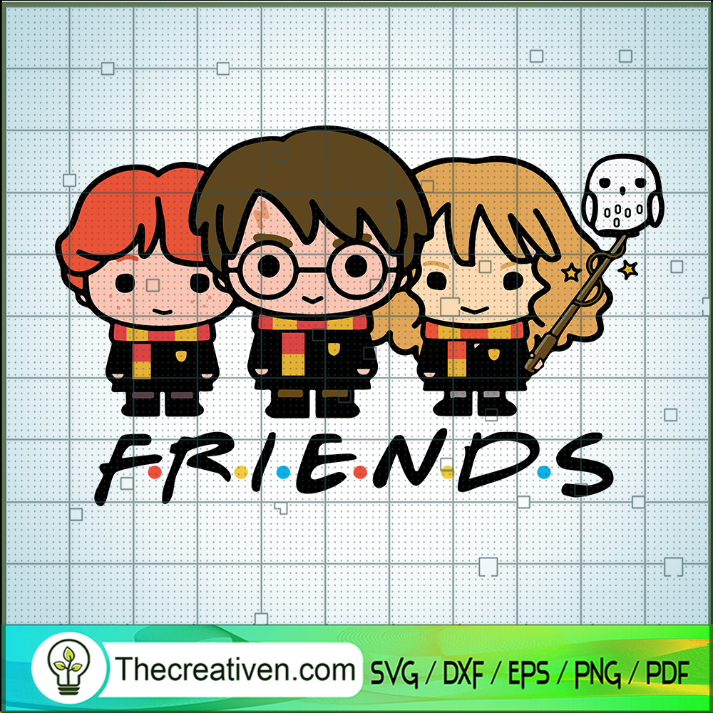 Harry Potter Friends SVG, Harry Potter Chibi SVG, Funny SVG 1 Harry Potter Friends SVG, Harry Potter Chibi SVG, Funny SVG