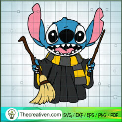 Harry Potter Stitch SVG, Funny Stitch SVG, Stitch Expecto Patronum SVG