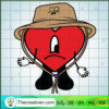 Heart Bad Bunny SVG, Sad Heart SVG, Bad Bunny SVG