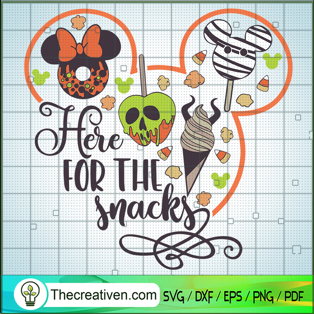 Here For The Snacks SVG, Disney Halloween SVG, Walt Disney SVG 1 Here For The Snacks SVG, Disney Halloween SVG, Walt Disney SVG
