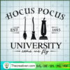 Hocus Pocus University Come  SVG Cut File for Cricut