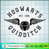 Hogwarts Quiddictch SVG, Hogwarts SVG, Harry Potter SVG 2 Hogwarts Quidditch Est 1092 copy