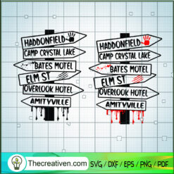 Horror Streets SVG, Horror Characters SVG, Halloween SVG