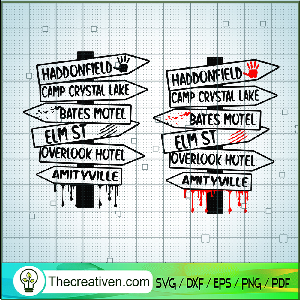Horror Streets SVG, Horror Characters SVG, Halloween SVG 1 Horror Streets SVG, Horror Characters SVG, Halloween SVG