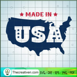 Made In USA SVG, America SVG, America Territory SVG