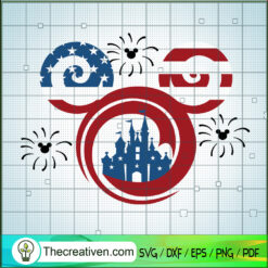 Mickey Mouse 4th Of July SVG Cut File for Cricut & Silhouette