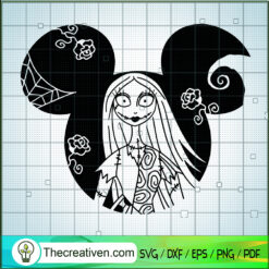 Mouse Head Sally SVG Cut File for Cricut & Silhouette