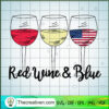 Red Wine And Blue SVG, American Flag SVG, Patriotic SVG 2 Red Wine and Blue Flag copy