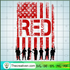 Remember Everyone Deployed SVG, American Flag SVG, Army SVG