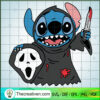 Stitch Ghostface Scream SVG, Funny Stitch SVG, Stitch Halloween SVG