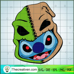 Stitch Oogie Boogie Head SVG Cut File for Cricut & Silhouette