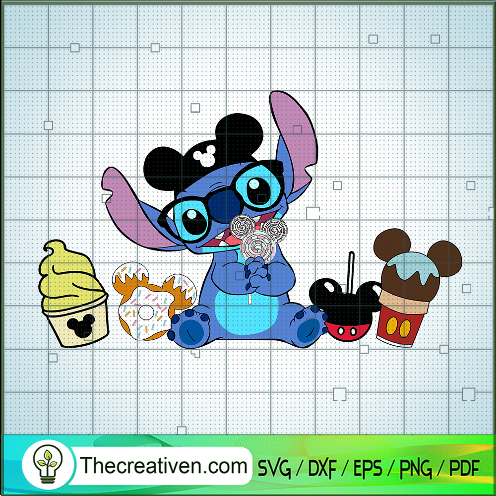 Stitch Snack Goal SVG, Snacking Stitch SVG, Walt Disney SVG 1 Stitch Snack Goal SVG, Snacking Stitch SVG, Walt Disney SVG