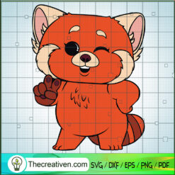 Turning Red SVG, Bear SVG, Walt Disney SVG