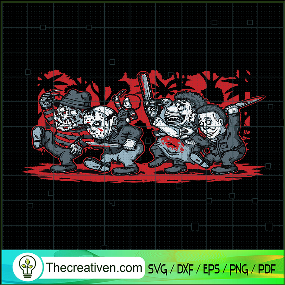 Blood Horror Charaters SVG, Horror SVG, Halloween SVG 1 Blood Horror Charaters SVG, Horror SVG, Halloween SVG