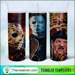 Freddy Krueger Jason Voorhees Tumbler Wrap Download