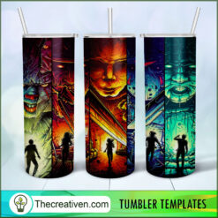 Horror Characters Movie Full T Tumbler Wrap Download