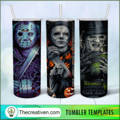 Jason Michael Freddy Full Tumbler Wrap Tumbler Wrap – Digital Download