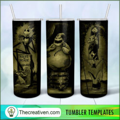 The Nightmare Before Christmas Tumbler Wrap Download Design 108078