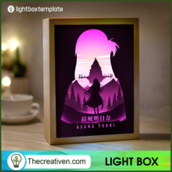 Asuna Yuuki Paper Cut, Sword Art Shadow Box, 3D Box