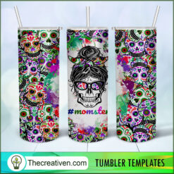 Momster Full Tumbler Wrap Tumbler Wrap – Digital Download