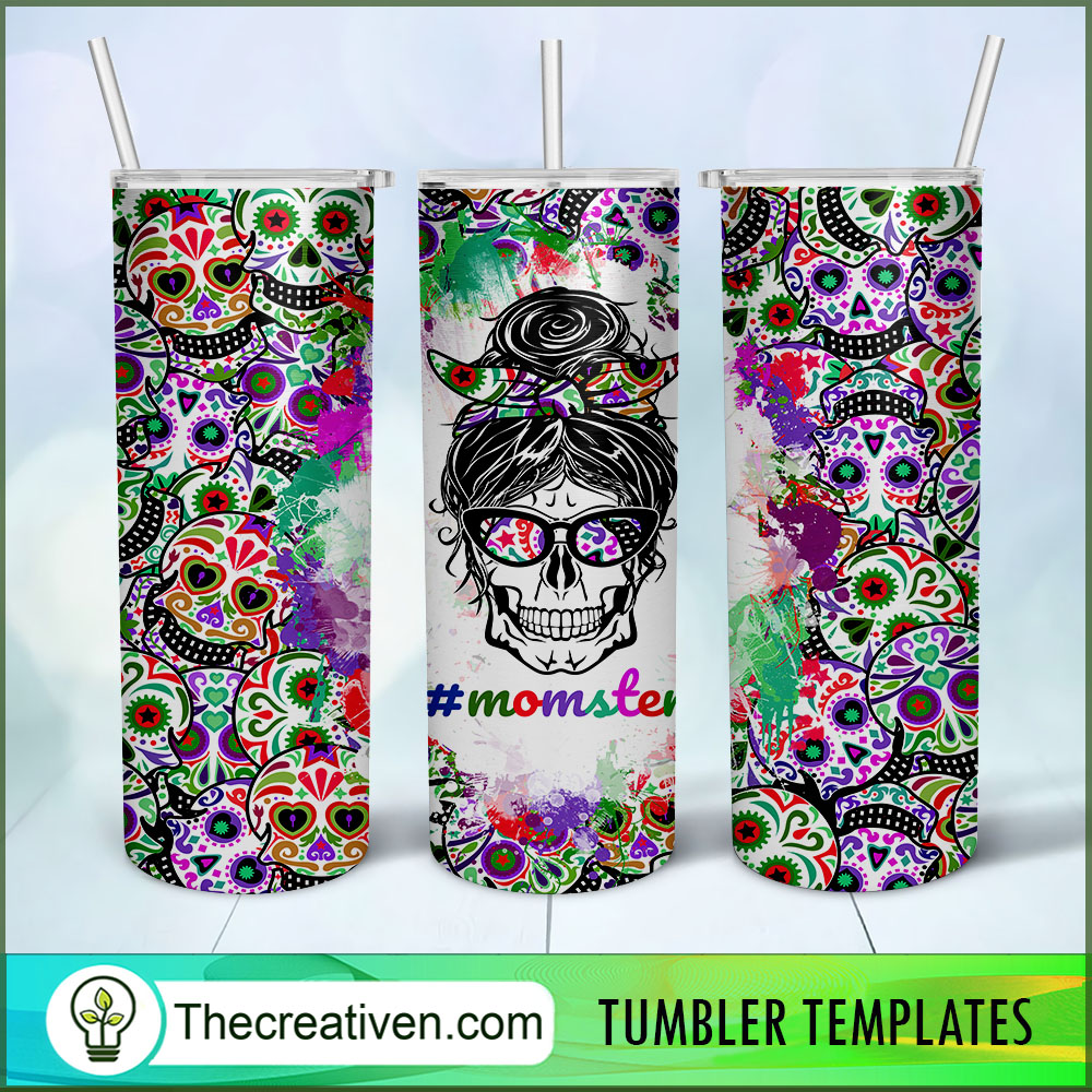 Momster Full Tumbler Wrap Tumbler Wrap – Digital Download 1 Momster Full Tumbler Wrap Tumbler Wrap – Digital Download