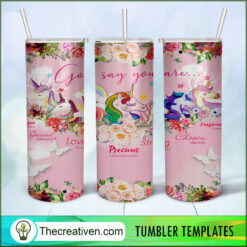 God Say You Are Full Tumbler Wrap Tumbler Wrap – Digit Design 108539