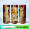 Cow Skull Floral Full Tumbler Wrap Tumbler Wrap – Digital Download 5 13 copy 2