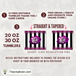 Alternative view of So Kiss Me Full Tumbler Wrap Tumbler Wrap – Digital Download