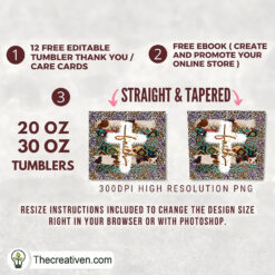 Alternative view of Faith Full Tumbler Wrap Tumbler Wrap – Digital Download