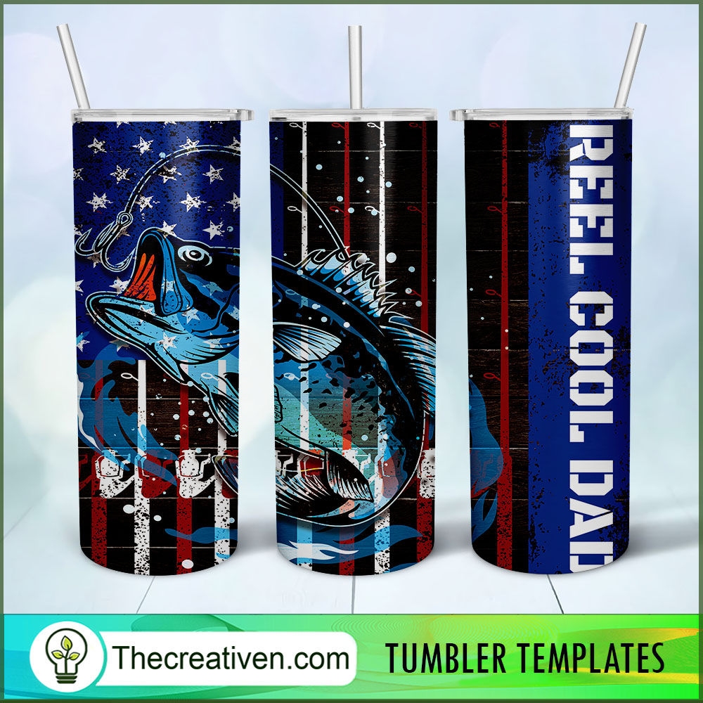Reel Cool Dad Full Tumbler Wrap Tumbler Wrap – Digital Download 1 Reel Cool Dad Full Tumbler Wrap Tumbler Wrap – Digital Download