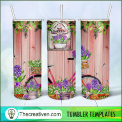 Garden Full Tumbler Wrap Tumbler Wrap – Digital Download