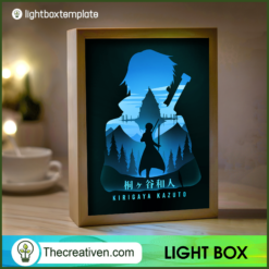 Kirigaya Kazuto Paper Cut, Sword Art Shadow Box, 3D Box