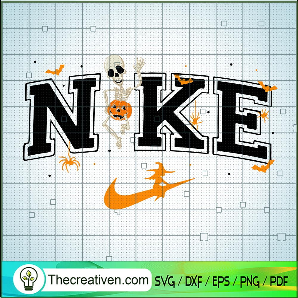 Nike Logo x Skeleton Halloween SVG Cut File for Cricut & Silhouette 1 Nike Logo x Skeleton Halloween SVG Cut File for Cricut & Silhouette
