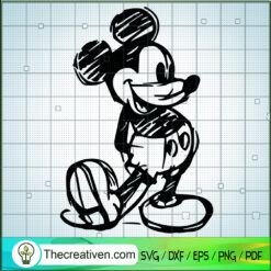 Evil Mickey Art SVG, Disney Mickey Mouse SVG, Mickey SVG
