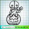Sam With Pumpkin SVG, Sam Trick Or Treat SVG, Funny Halloween SVG
