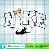 Nike x Skeleton With Pumpkin SVG, Nike Halloween SVG, Nike Logo SVG