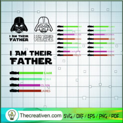 I Am Their Father SVG Cut File for Cricut & Silhouette