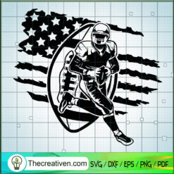 Rugby Player SVG, Brightness Contrast SVG, Sports SVG