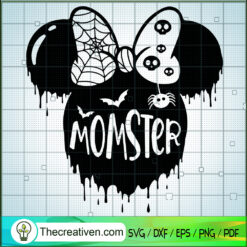 Disney Minnie Momster SVG, Minnie Halloween SVG, Disney Halloween SVG