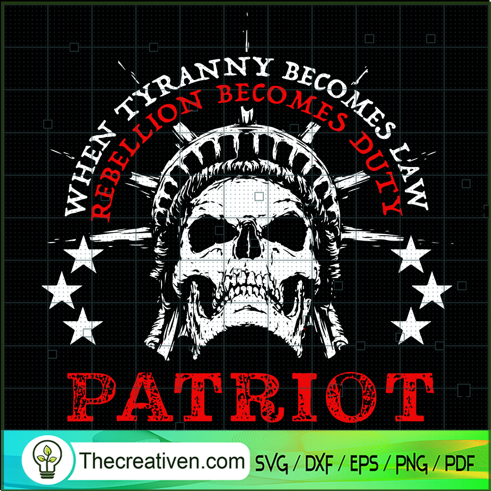 When Tyranny Becomes Law Rebellion Bec SVG Cut File fo Design 109469 1 When Tyranny Becomes Law Rebellion Bec SVG Cut File fo Design 109469